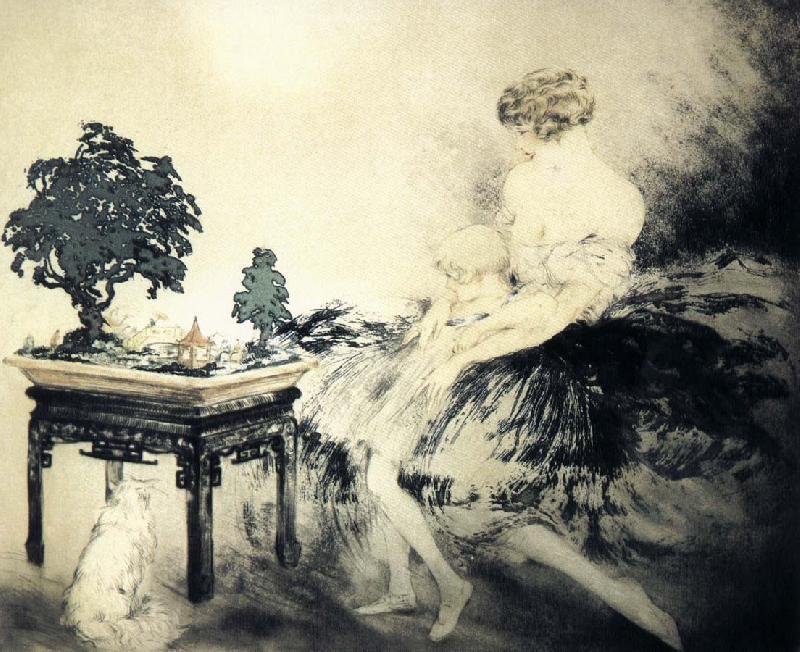 Louis Lcart Japanese Garden oil painting image